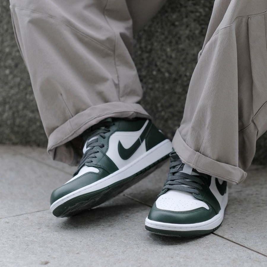 On-foot of the Air Jordan 1