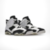 Angled front view of a full pair of Air Jordan 6