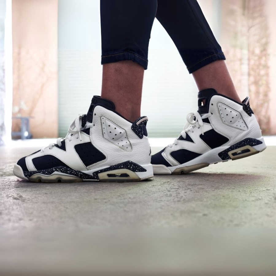 On-foot of the Air Jordan 6
