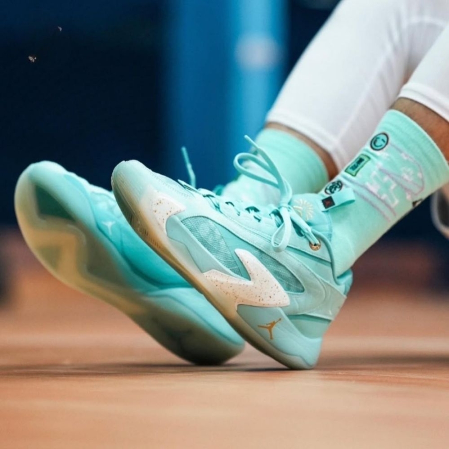 On-foot of the Air Jordan Luka 2