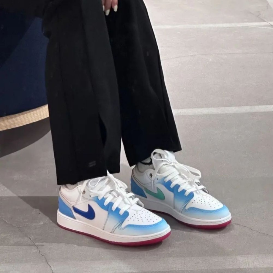 On-foot of the Air Jordan 1