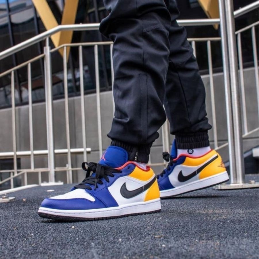 On-foot of the Air Jordan 1