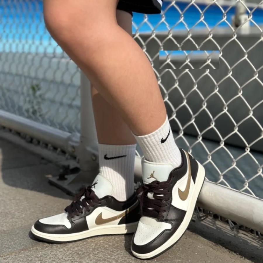 On-foot of the Air Jordan 1