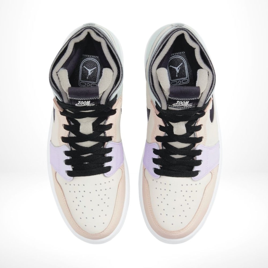 Top-down view of the Air Jordan 1