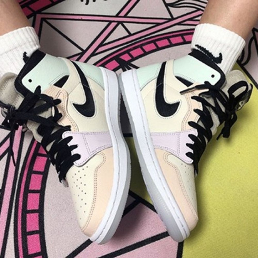 On-foot of the Air Jordan 1