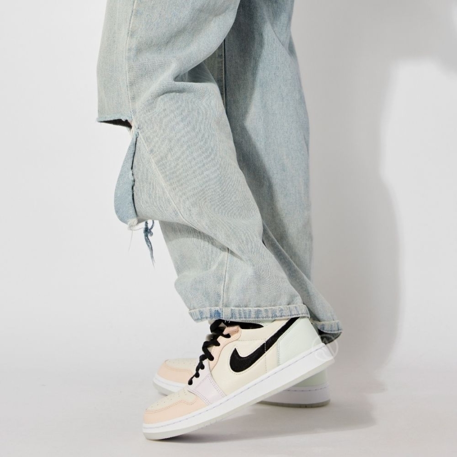 On-foot of the Air Jordan 1