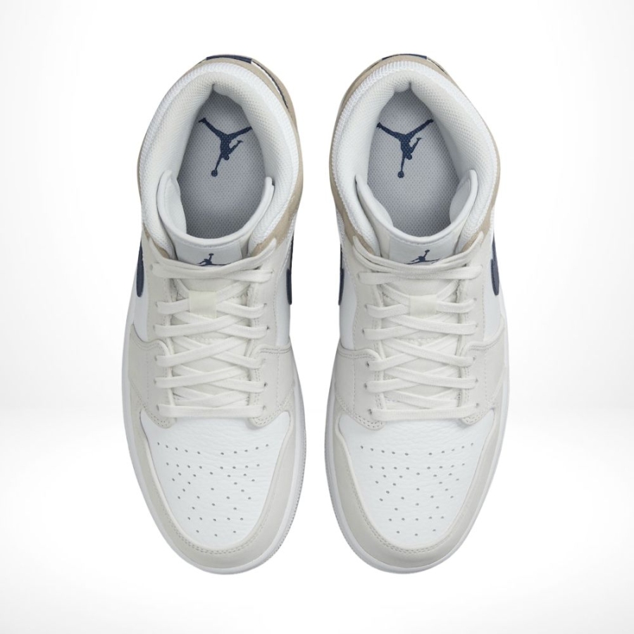 Top-down view of the Air Jordan 1