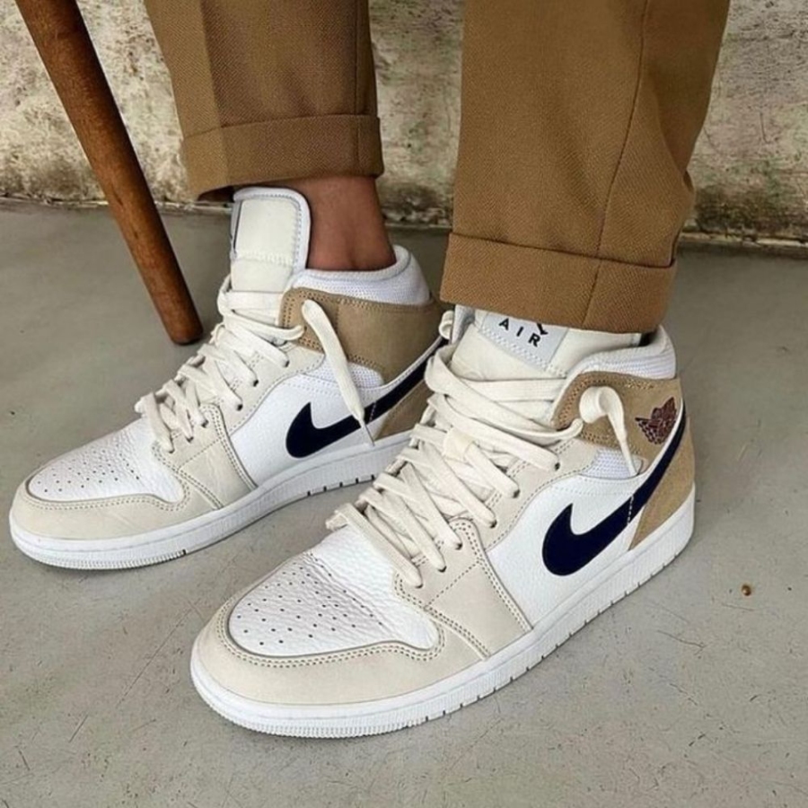 On-foot of the Air Jordan 1