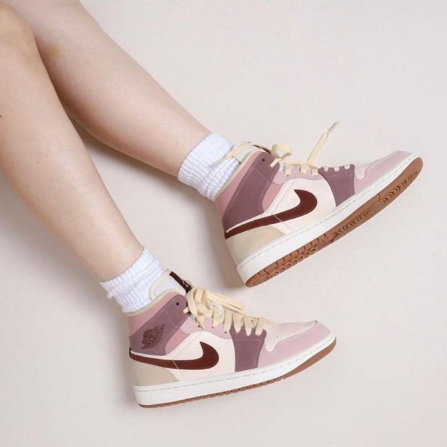 On-foot of the Air Jordan 1