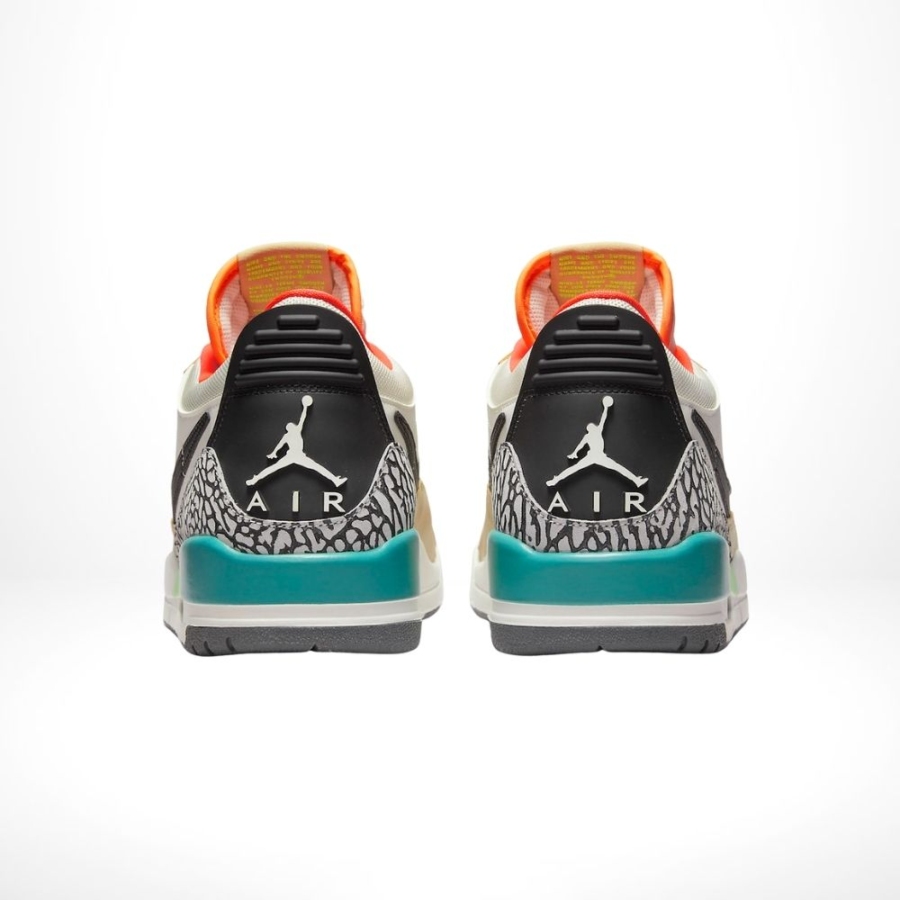 Rear view of the Air Jordan