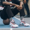 On-foot of the Air Jordan 5