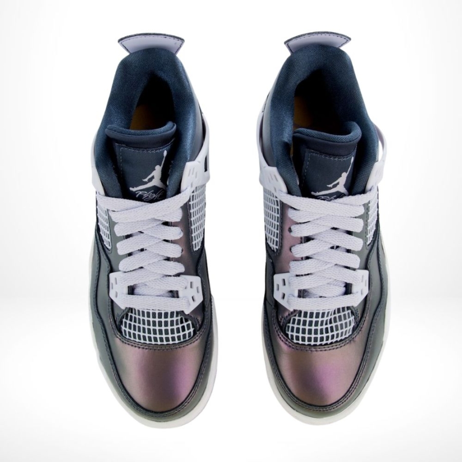Top-down view of the Air Jordan 4