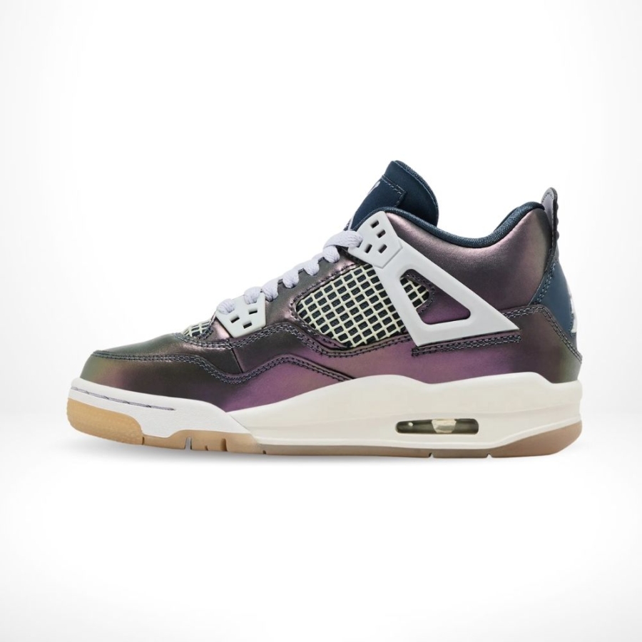 Medial side view of the Air Jordan 4