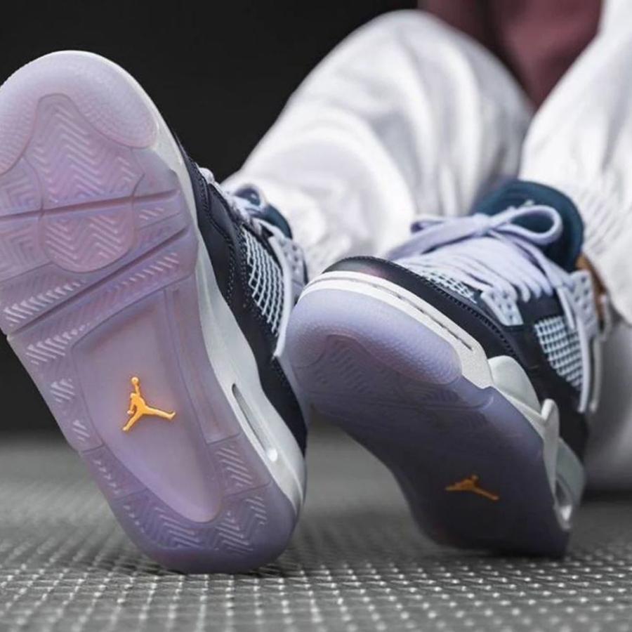 On-foot of the Air Jordan 4