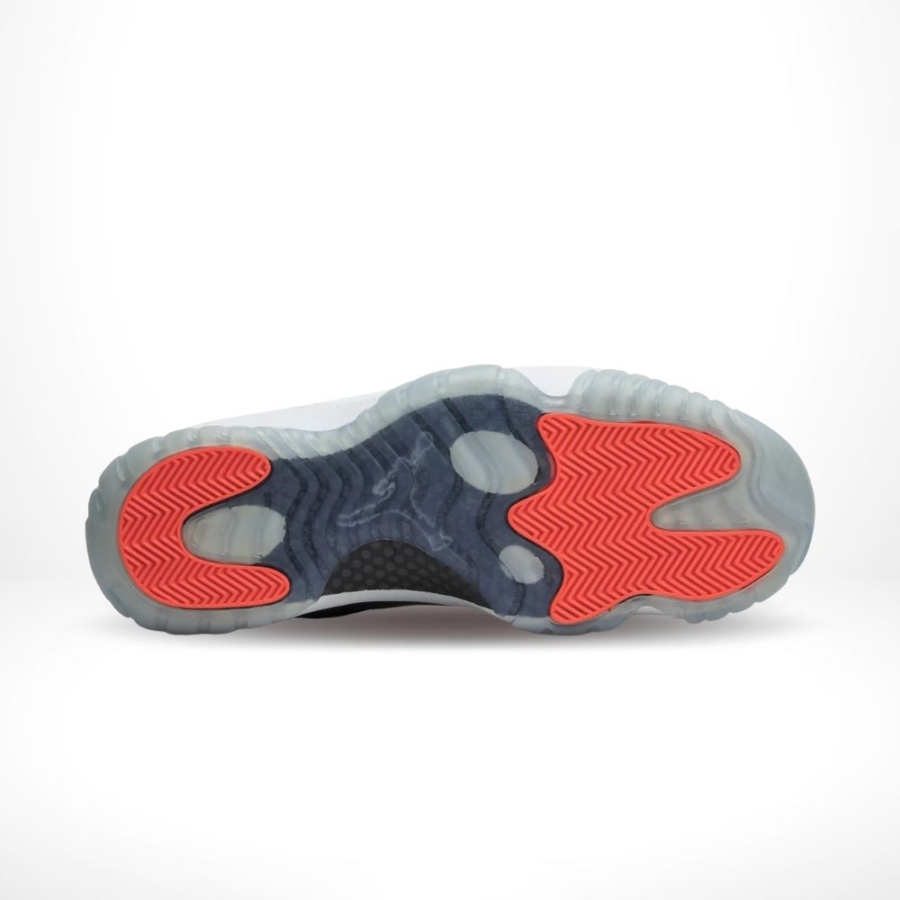 Bottom view of the Air Jordan 11