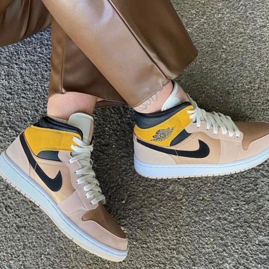 On-foot of the Air Jordan 1