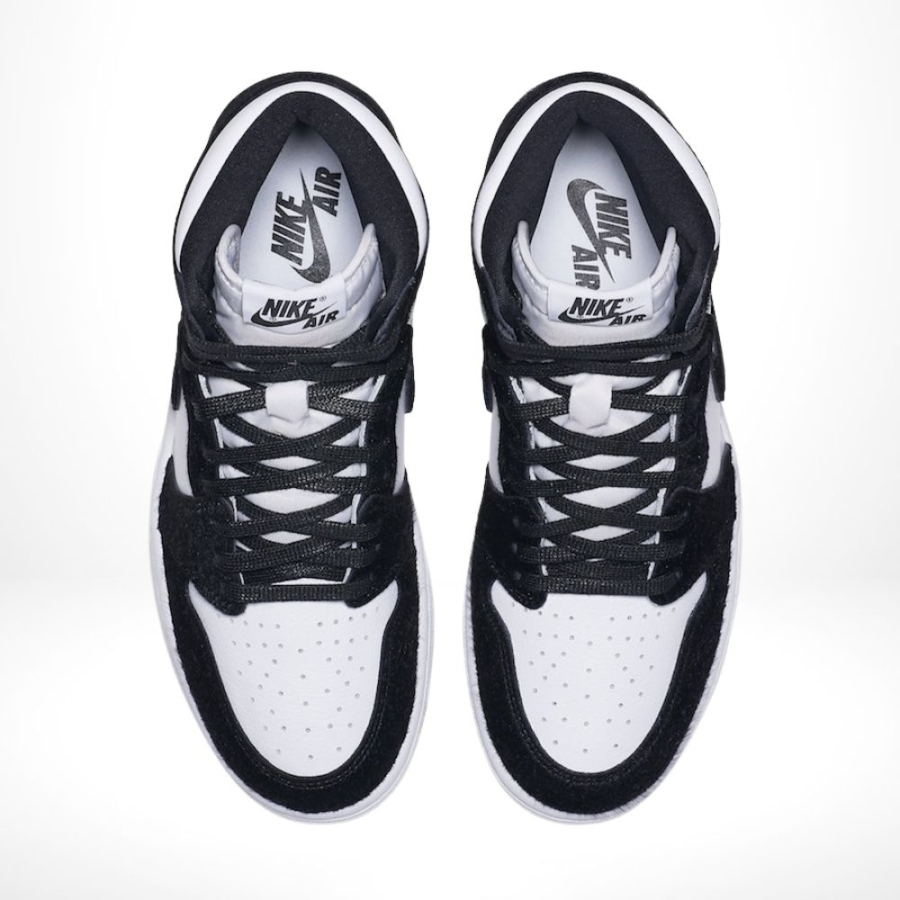 Top-down view of the Air Jordan 1