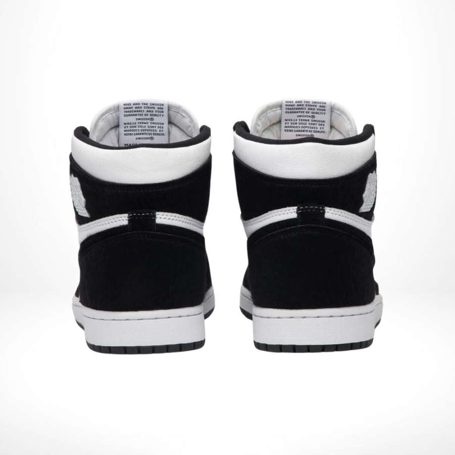 Rear view of the Air Jordan 1
