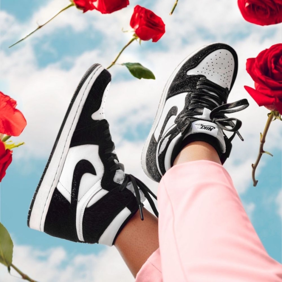 On-foot of the Air Jordan 1