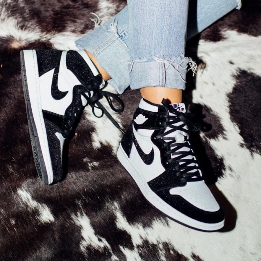 On-foot of the Air Jordan 1