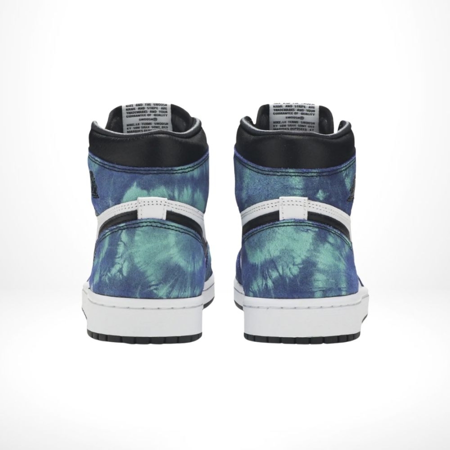 Rear view of the Air Jordan 1