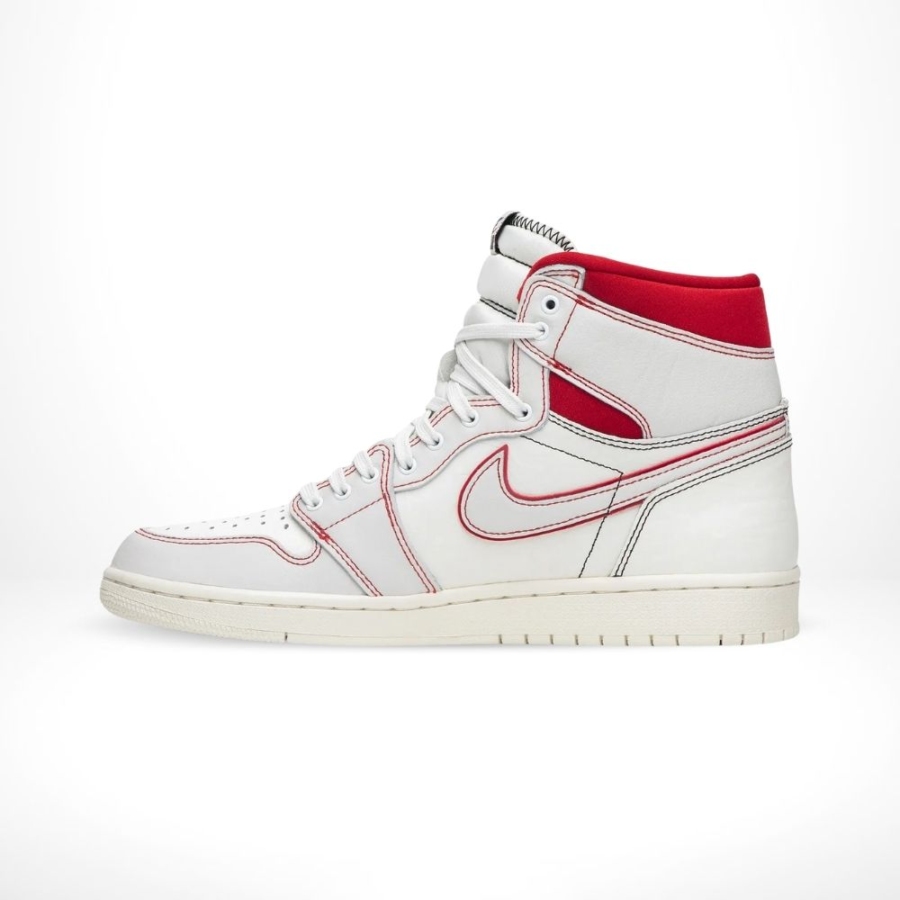 Medial side view of the Air Jordan 1