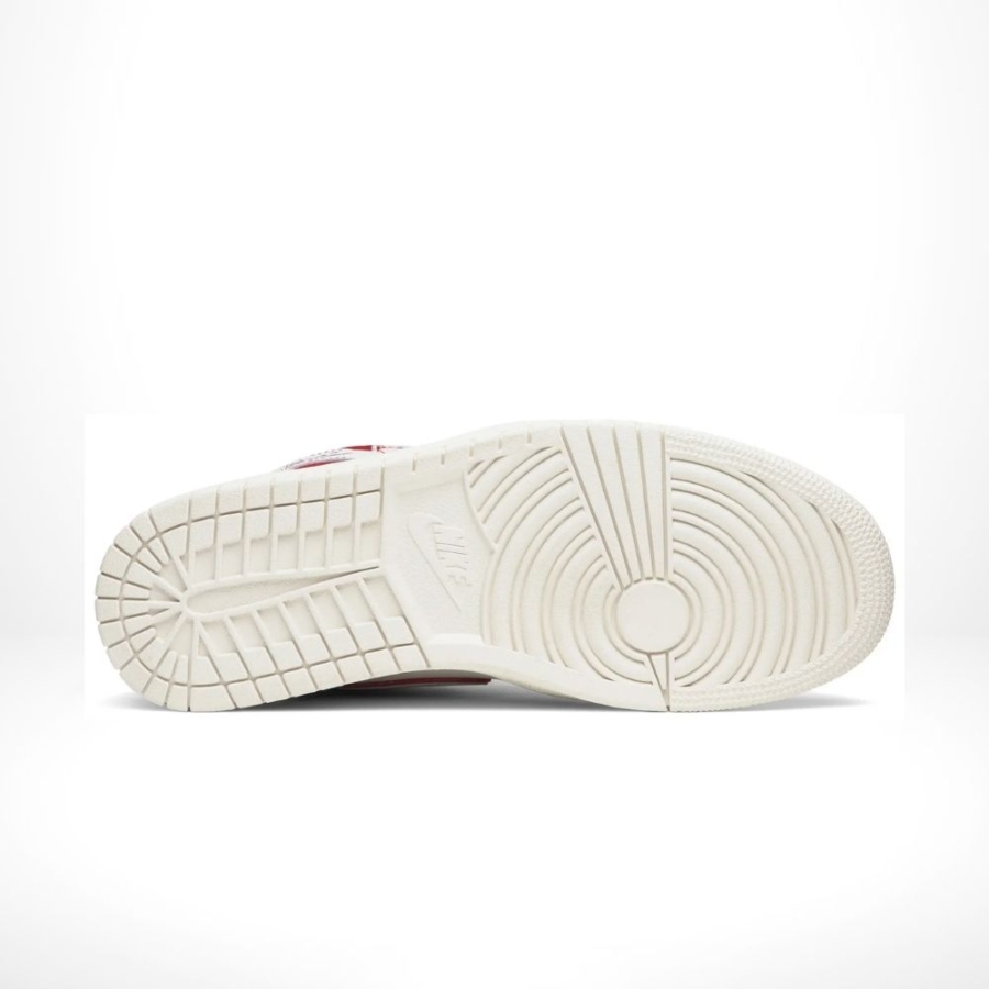 Bottom view of the Air Jordan 1