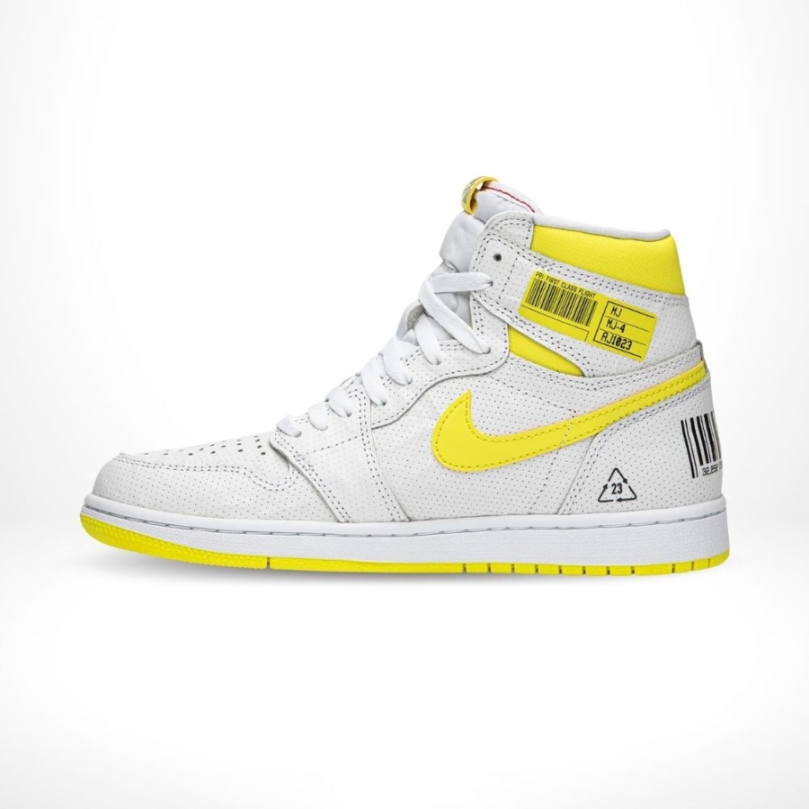 Medial side view of the Air Jordan 1