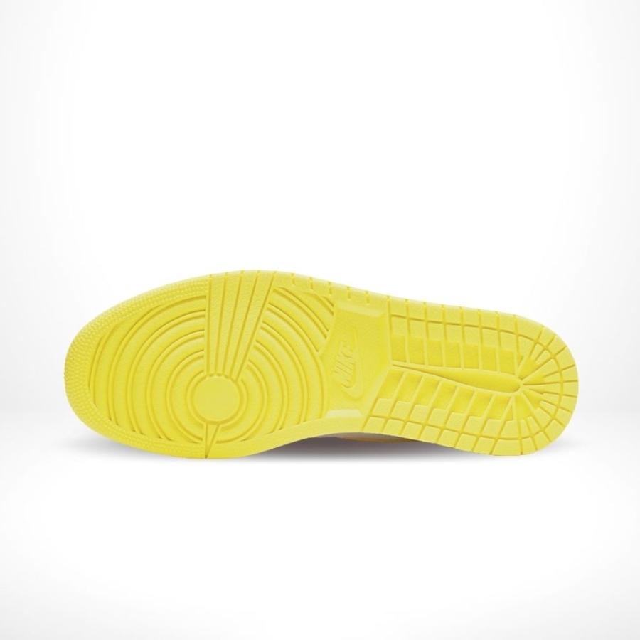 Bottom view of the Air Jordan 1
