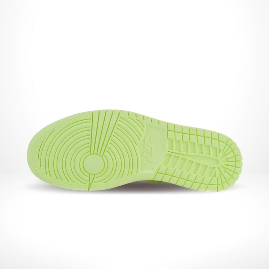 Bottom view of the Air Jordan 1