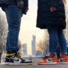On-foot of the Air Jordan 1