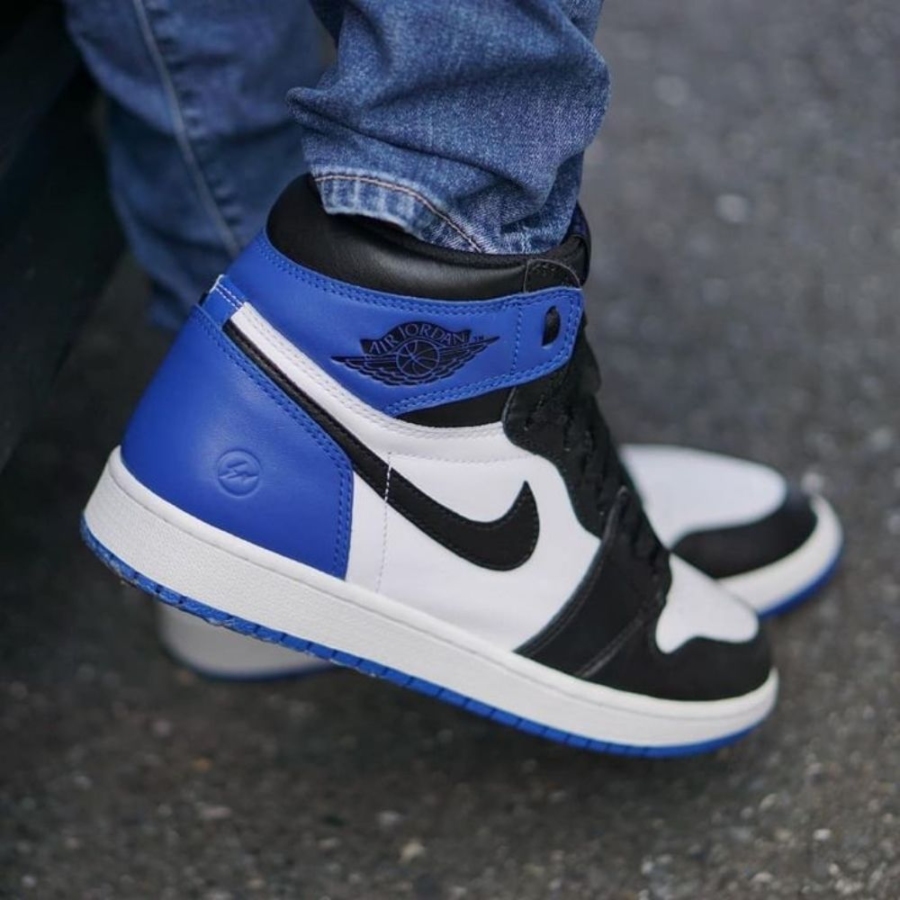 On-foot of the Air Jordan 1