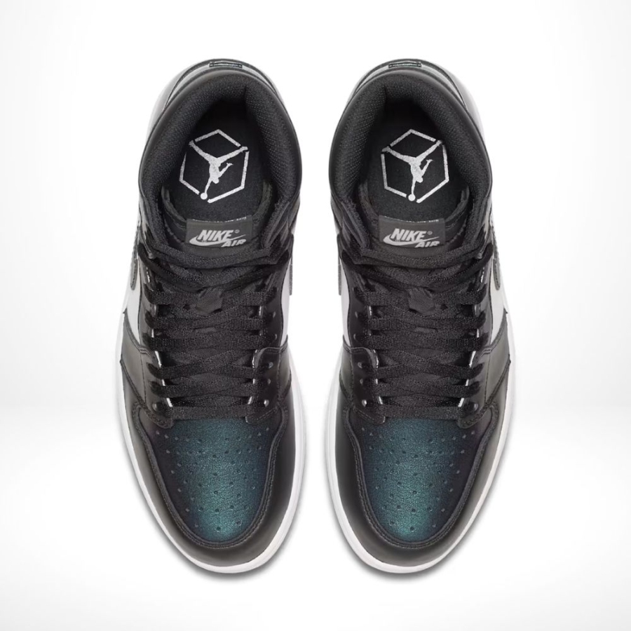 Top-down view of the Air Jordan 1