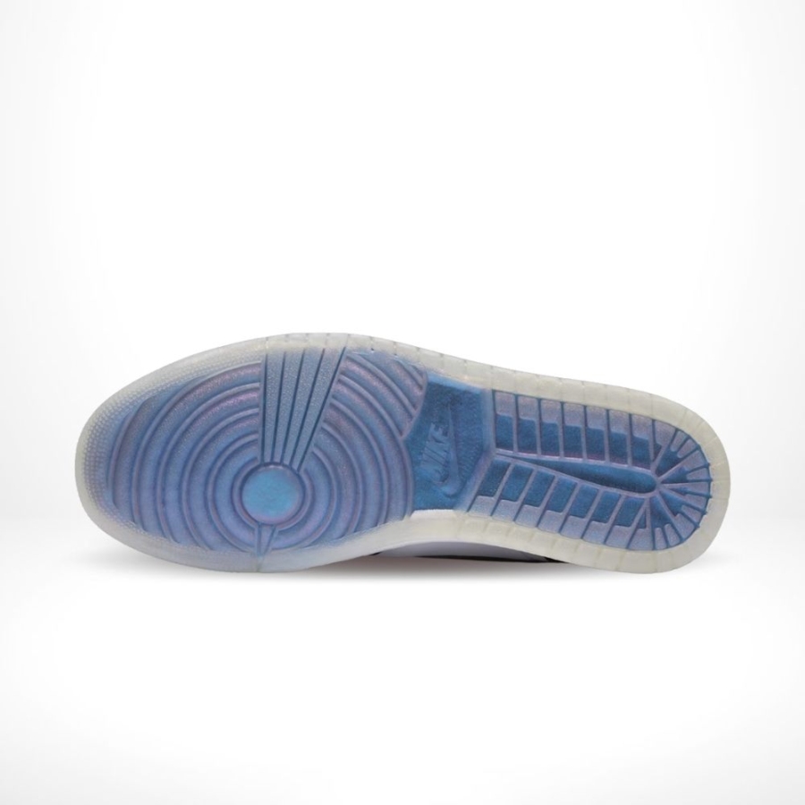 Bottom view of the Air Jordan 1