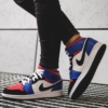 On-foot of the Air Jordan 1