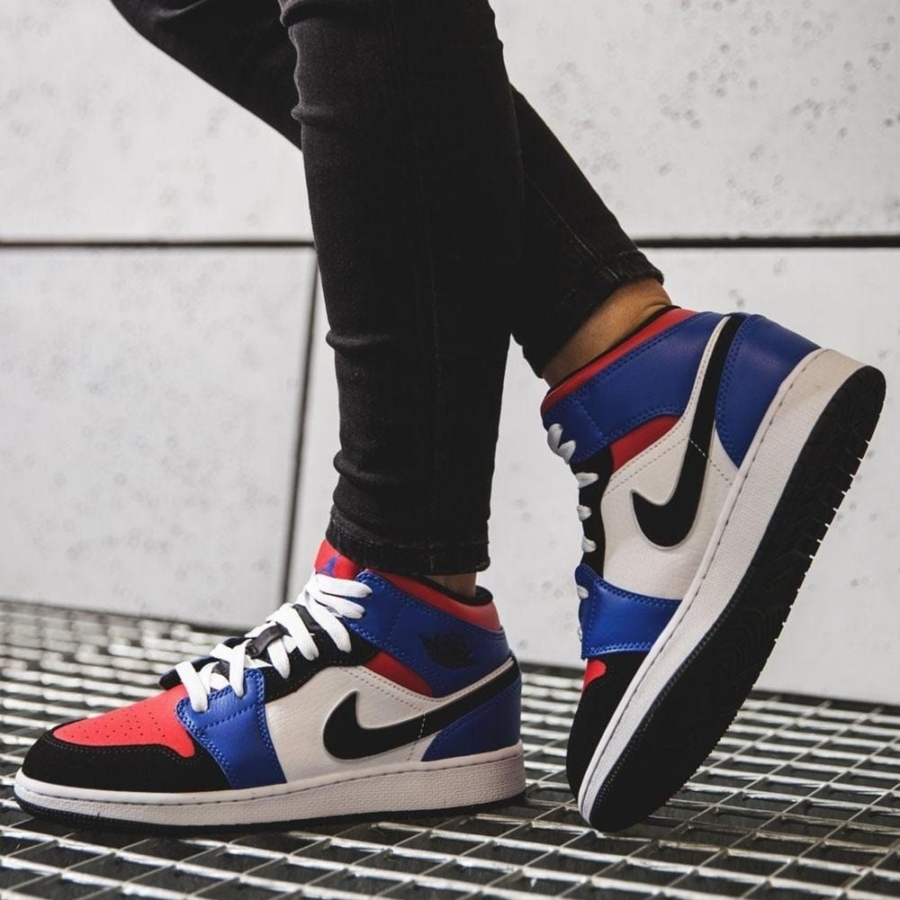 On-foot of the Air Jordan 1