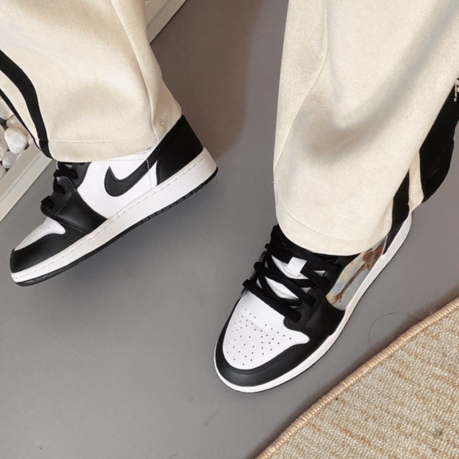 On-foot of the Air Jordan 1