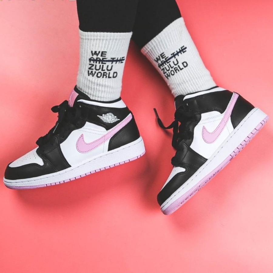 On-foot of the Air Jordan 1