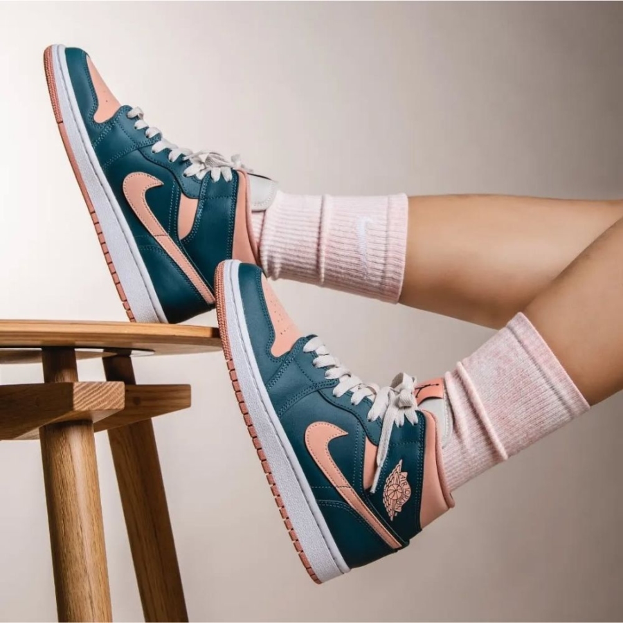 On-foot of the Air Jordan 1