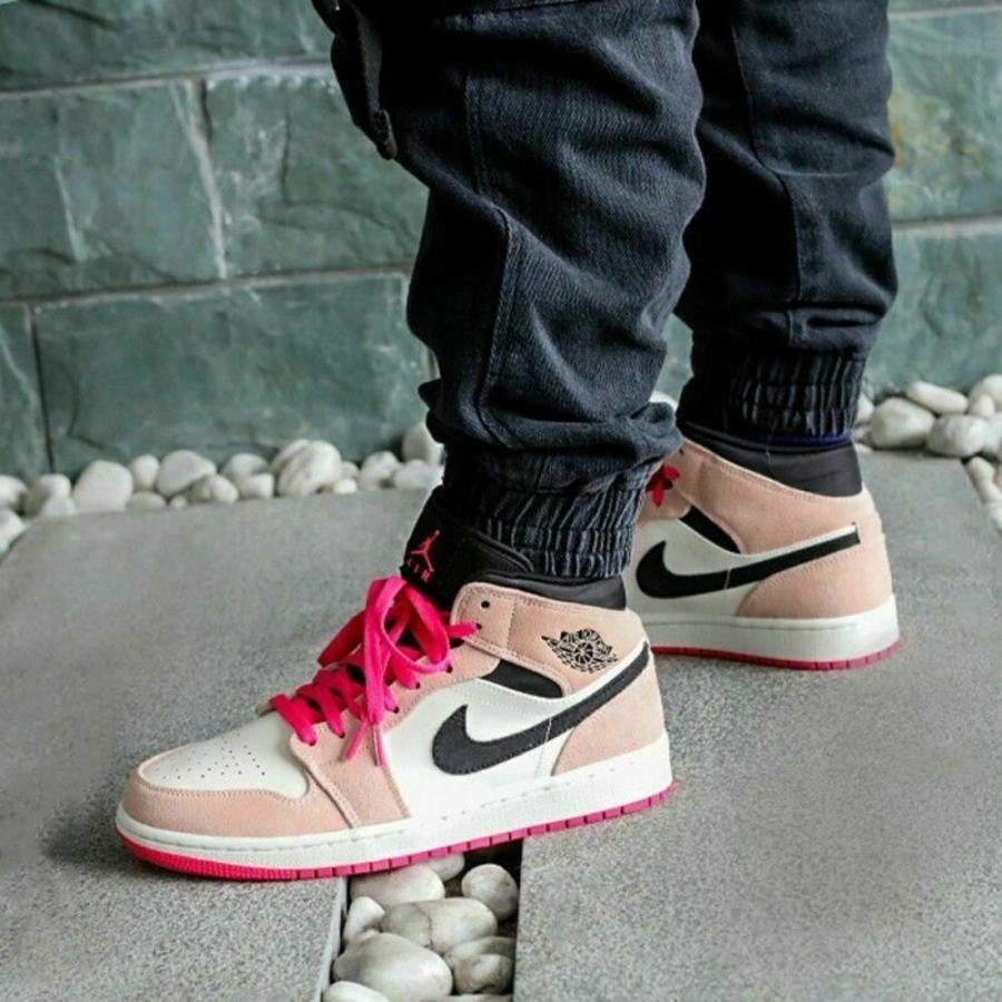 On-foot of the Air Jordan 1