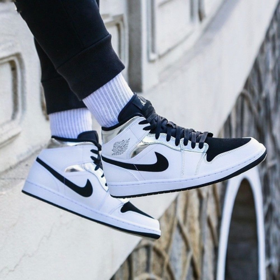On-foot of the Air Jordan 1