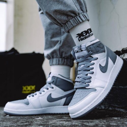 On-foot of the Air Jordan 1