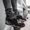 On-foot of the Air Jordan 8