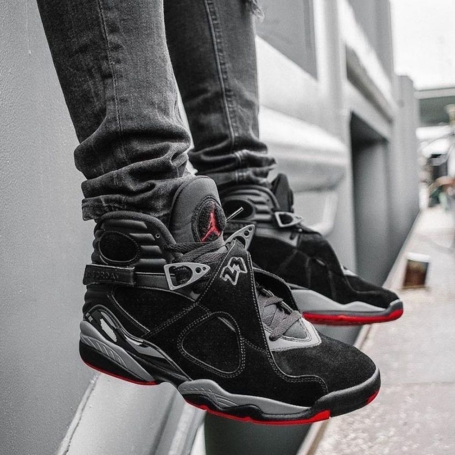 On-foot of the Air Jordan 8
