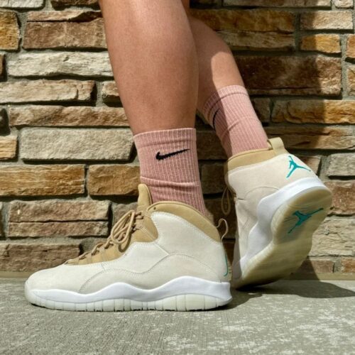 On-foot of the Air Jordan 10