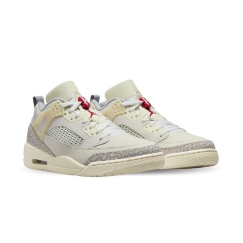Angled front view of a full pair of Air Jordan
