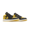 Angled front view of a full pair of Air Jordan 1