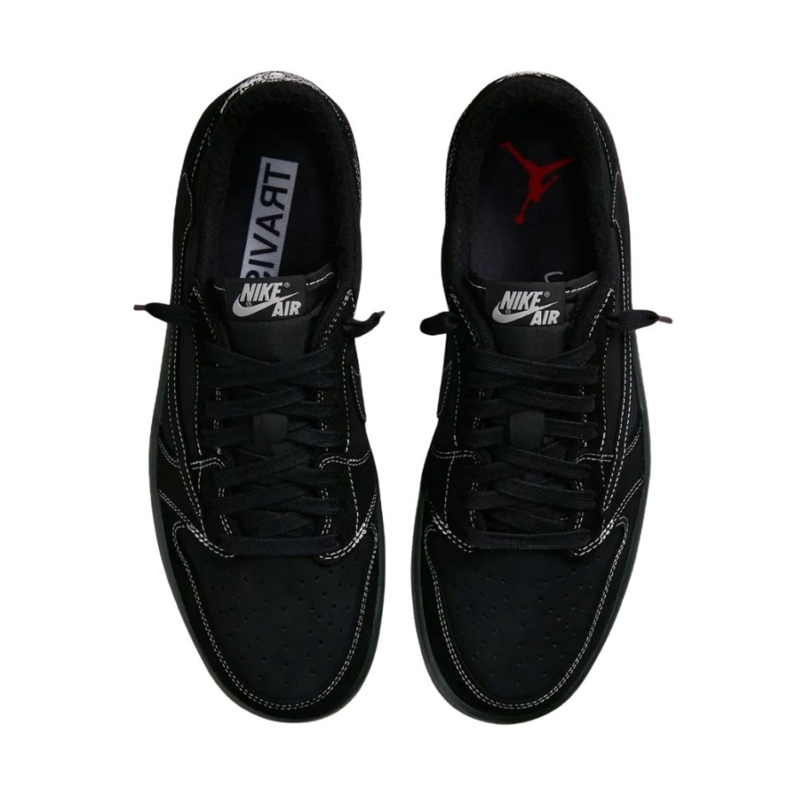 Top-down view of the Air Jordan 1