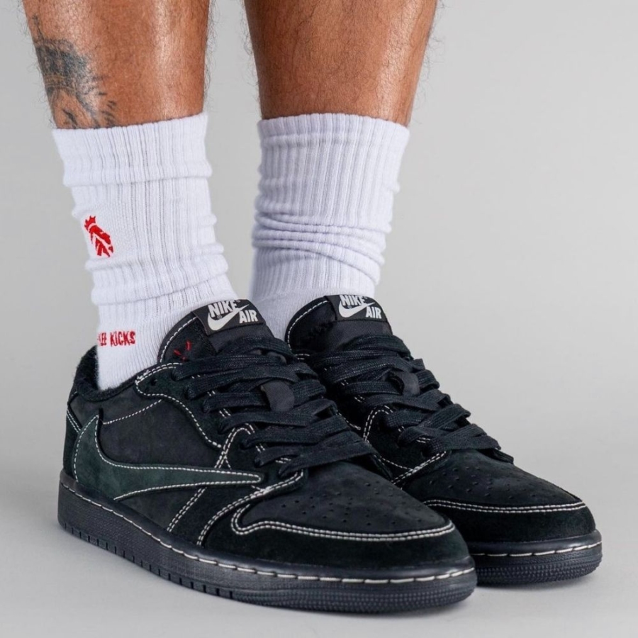 On-foot of the Air Jordan 1