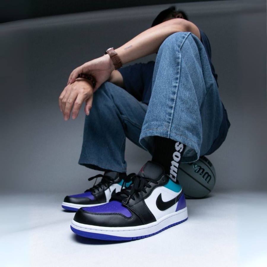 On-foot of the Air Jordan 1